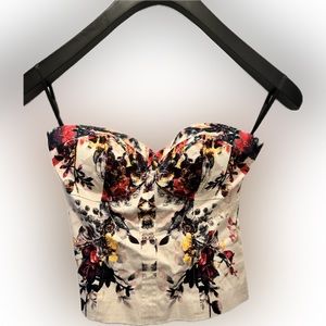 Bebe strapless top